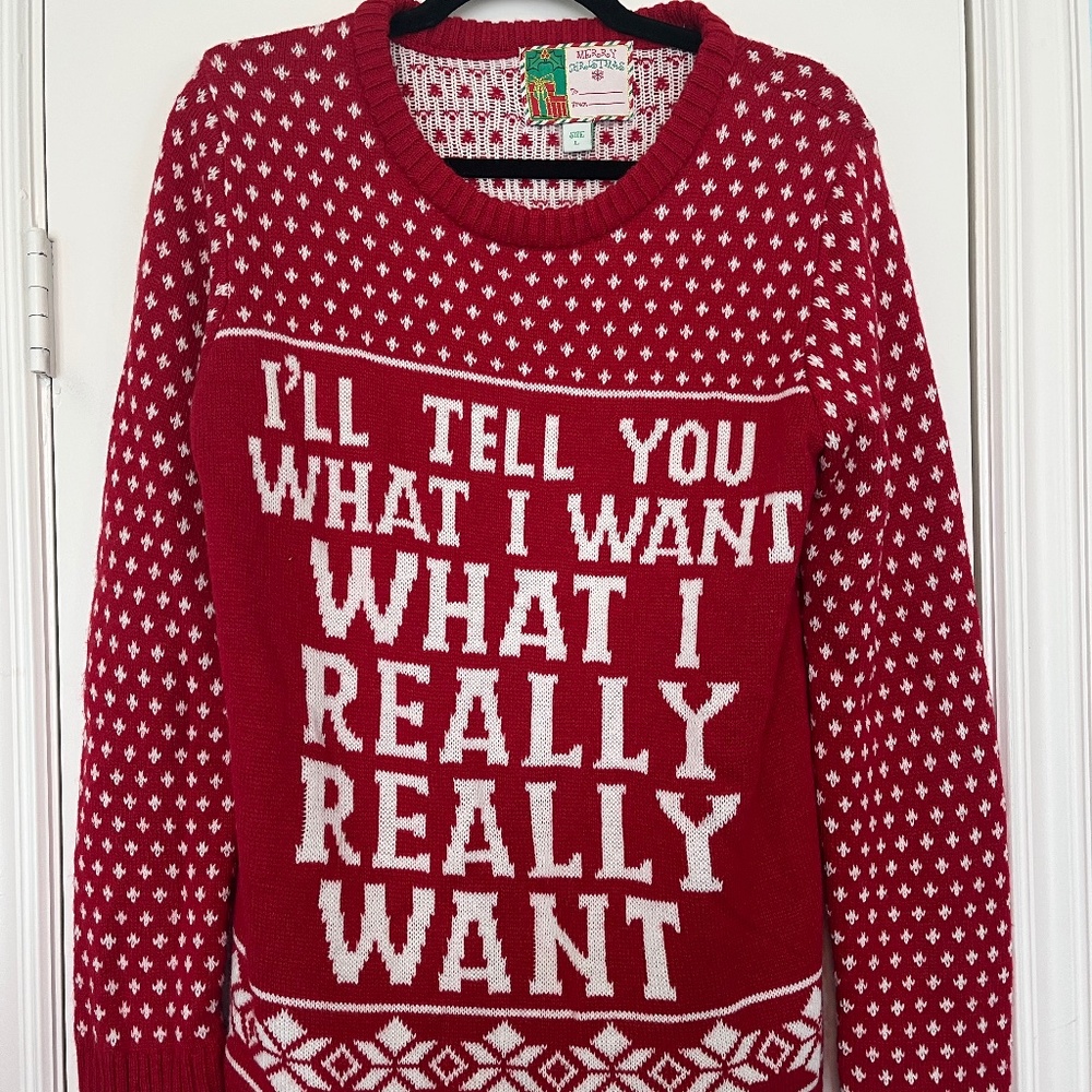 Red "Ugly" Christmas Sweater